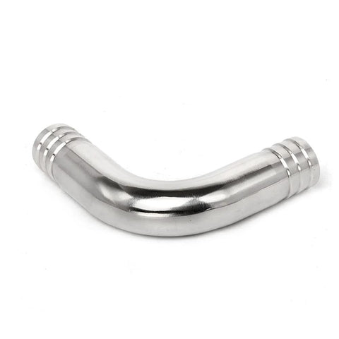 Amazon Pysrych 304 stainless steel sanitary hose barb elbow, 1-1/4" barb x 1-1/4" barb, 90-degree