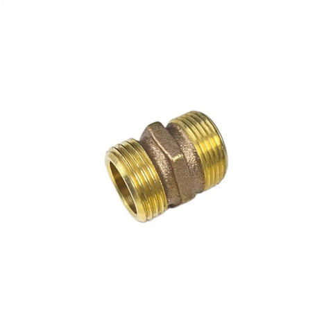 Garden Hose To Pipe Adapter MHT To MPT Connector In Brass Or Plastic, No Glue Irrigation Fitting For Hose To Pipe Systems, Built Tough, Easy Install, No Mess Watering Upgrade, brass MHT to 3/4 MPT connector