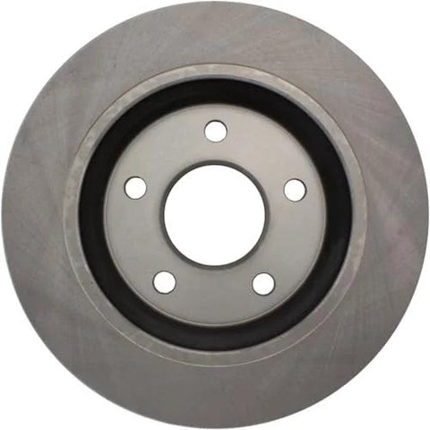 Centric C-Tek front brake rotor, gray metal finish with central hub bore and four lug holes.