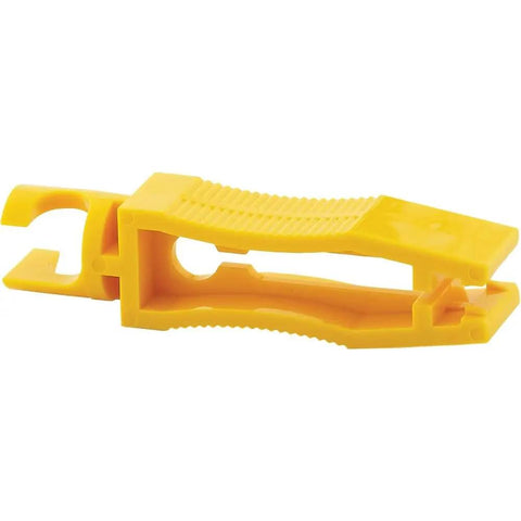 Heavy Duty Yellow Plastic ATC And ATM Automotive Fuse Puller, Three Way Multi Tool For Easy Glass Blade Fuse Removal And Insertion In Cars Trucks.