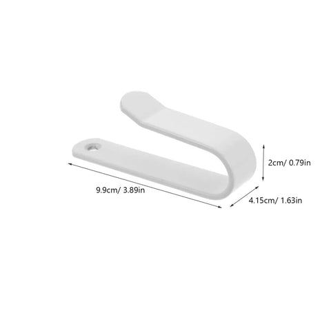 Heavy Duty Snowboard Wall Mount Horizontal Hanger Rack For Skateboards And Longboards, 2 Pack Steel Bracket, 9.9x4.15cm.