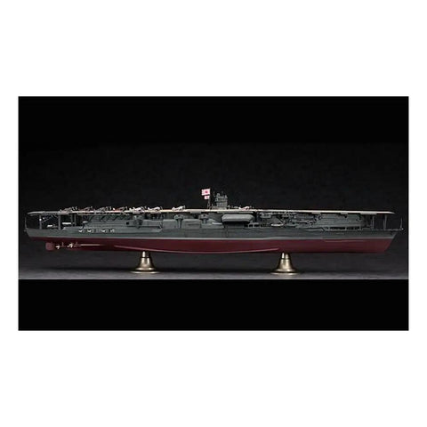 Top Shelf Japanese Imperial Akagi Aircraft Carrier Scale Model Kit showcasing detailed hull design and assembly quality.