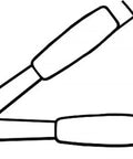 Illustration showing Half Inch Square Drive Reversible Ratchet With 36-Tooth Precision, depicting 10-degree angle of movement