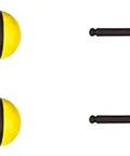 One Sixteenth Inch Ball End Screwdriver Set With ProGuard Finish, Two And A Half Inch Length, Four Pack, horizontal layout