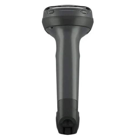 DS4608 SR Corded 1D 2D Barcode Scanner With USB Imager QR And PDF417 Decode, back view, showing handheld grip and scan head
