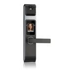 Heavy Duty Zinc Alloy Touchscreen Smart Door Lock Keyless Entry Security System With Five Unlock Methods For Exterior Doors, digital touch screen with handle.
