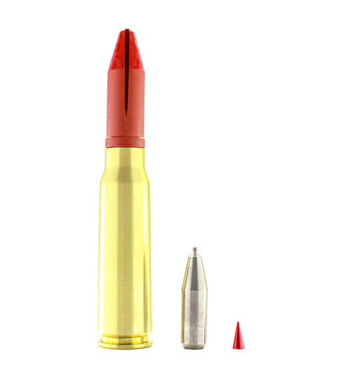 20mm Phalanx CIWS Dummy Round Kit With Red Sabot, Tungsten Penetrator, Stand, Reconditioned Fired Case display parts
