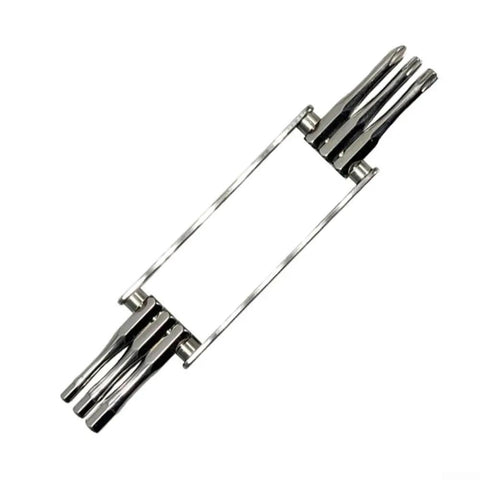 Top Tier Stainless Steel Folding Wrench Kit With Hex And Torx Bits For DIY Fixes, Home Repairs, And Garage Jobs That Get The Job Done Right And Fast, stainless steel folding tool with bits