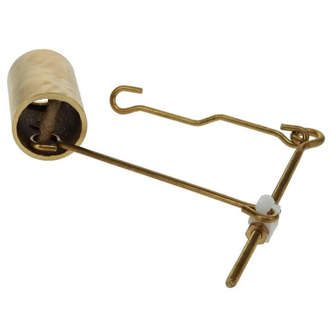 Trip Lever Drain Linkage Assembly For Standard Tub Drains Wire And Plunger Kit, Durable Replacement For Easy Install, Fits Most Tub Drains, Model G0097161, Not For Roman Tubs. Brass linkage kit with cylinder, wire, and plunger for tub drain repair.