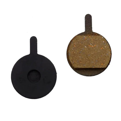 Rock Solid Semi Metallic Bicycle Brake Pads 1 Pair For Mechanical Disc Systems, showing black and organic friction material.
