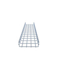 Heavy Duty Wire Mesh Cable Tray Electro Zinc Plated Silver Steel For Easy Cable Organization 1.97 In By 7.88 In By 59.06 In front view
