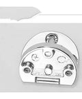 Built Tough Zinc Alloy Concealed Hinges 2 Pack Adjustable 90 Degree Flap Covers For Kitchen Cabinets And Woodwork Featuring Smooth Edges That Glide Open Like A Cinch, shiny hinge detail.