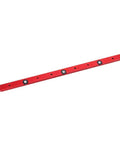 Rock Solid Aluminum Miter Bar Slider For Table Saw And Router Table, Adjustable 300-880Mm Rail, red aluminum with mounting holes