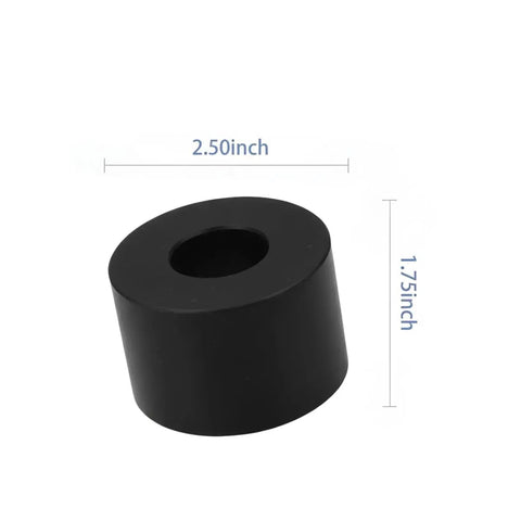 Heavy Duty Panel Saw Roller Replacement For Cut 6480 Vertical Saw, 2.5 Inch Diameter With 1.0 Inch Bore CNC machined PE plastic roller