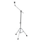 Heavy Duty Adjustable Drum Cymbal Stand With Foldable Iron Base For Gig Ready Setup Rock Solid Grip, 47.2 inches tall