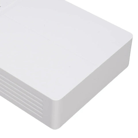 Mini Ups Backup Power Supply 6000Mah Battery Pack For Router Modem And WiFi Network in sleek white design.