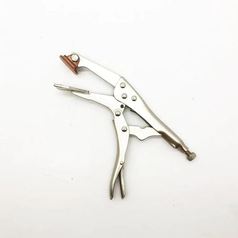 Heavy Duty Locking Pliers With Adjustable Grip And Precision Adjustment Screw for securely gripping materials of all sizes