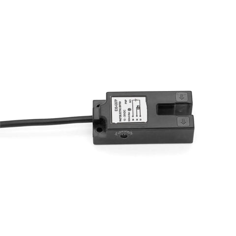 Photoelectric Adjustable Infrared Sensor Switch Through Beam 7mm Groove U Shaped ABS DC12V 24V NPN PNP NC for shop floor automation
