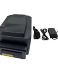 Heavy Duty Thermal Transfer Label Printer With Smooth 200 DPI Output And Zero Sweat Quiet Hustle Plug And Play USB LAN Serial Port Setup with cords