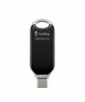 Ironclad Fingerprint Security Key With Fido2 Certified Biometrics And Type C Design, compact black USB-C hardware key