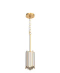 Gold Pendant Lighting With White Glass Cylinder For Kitchen Island, Hallway, Foyer, Bedroom, And Dining Room modern light fixture