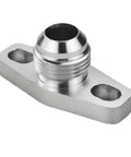 Ultimate Universal Oil Drain Return Kit With Tough Steel Fittings, Gasket And Washer For GT T Series Models To Fix Leaks And Supercharge Engine Performance Fast. Stainless steel oil drain return fitting with two-bolt flange