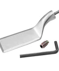 Stainless Steel Brownie Spatula Serving Paddle Pie Server Kit With DIY Turn Your Own Rectangular Wooden Handle and hex key included