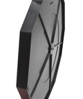 Hardcore Shop Approved 8 Inch Table Saw Blade Holder Wall Mount Rack showcasing a heavy duty steel design with a circular shape.