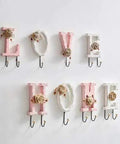 Pack Of Two Dope Rustic Metal And Wood Wall Hooks Featuring Home Love Script Built Tough For Daily Use Perfect For Hanging Hats Towels And Coats Adding Fresh Vibe To Your Entryway.
