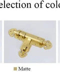 Solid Brass Slide Bolt Door Lock And Gate Latch For Cabinets And Windows Real Heavy Duty Hardware in bronze, matte, and copper finishes.