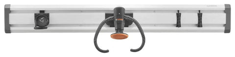 Advanced Bike Storage System V3 Claw for garages holds up to 50 lbs and tires up to 2.4 inches wide, mounted on wall.