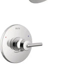 Trinsic 14 Series Tub And Shower Trim Kit With H2Okinetic PowerDrench Shower Head Chrome Finish Single Function Spray Delivers 3X Coverage