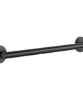 Matte Black 24 Inch ADA Grab Bar For Shower And Toilet Heavy Duty And Tough As Nails Safety Handle With Zinc Posts And Stainless Steel