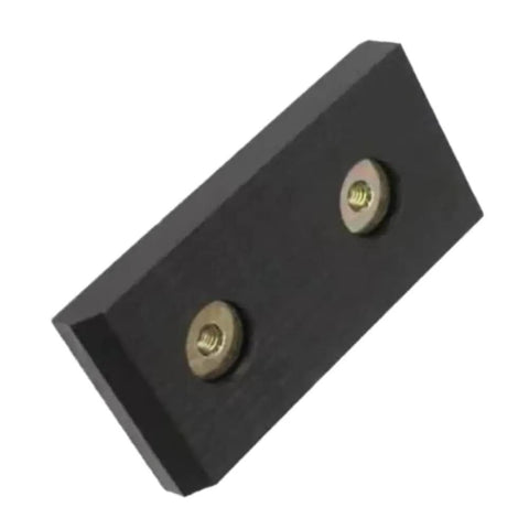 Premium Replacement Wear Pad Compatible With Genie Boom Lift Z Series Models Including Z 34 22 DC And Z 45 22 DC, black pad with mounting holes.