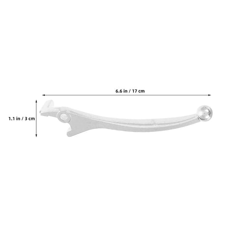 Super Cool Lurrose 2 Pack Electric Scooter Brake Levers Swap The Old Left And Right Disc Brake Handles For Universal Fitment On Your Mountain Bike Or Kick Scooter With Easy Install And Sleek Silver Finish, silver lever 6.6 in