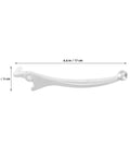 Premium Hydraulic Brake Lever For E Bike Scooter And Motorcycle Left Or Right Handle Silver Finish Easy Install Perfect Fix For Your Ride, silver lever 17 cm