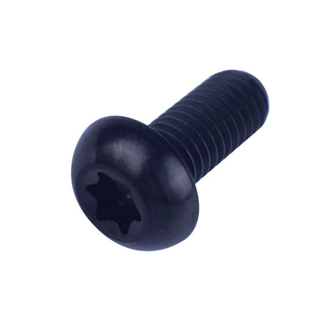 Premium Titanium M5x12mm Torx Head T25 Bolts For MTB And Road Bikes Water Bottle Cage Screws 4 Pack Black Finish