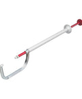 Brake Disc Thickness Measurement Verniers Caliper Car Tire Plate Wear Depth Gauge with chrome hook and red markings.