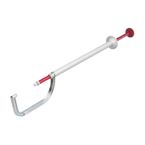 Brake Disc Thickness Measurement Verniers Caliper Car Tire Plate Wear Depth Gauge with chrome hook and red markings.