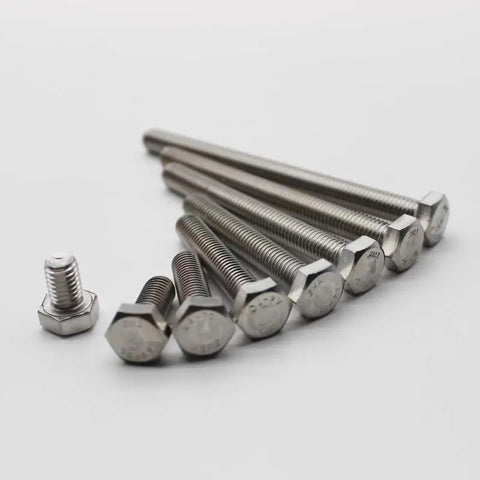 Premium Pure Titanium Outer Screws And Bolts Grade Two Tau Alloy Fasteners metric bolts M2.5 to M10 in a variety of lengths.