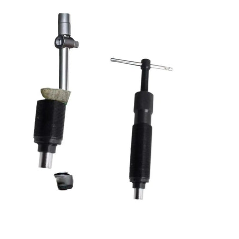 Real Badass 10 Ton Hydraulic Ram Rod Replacement Hub Puller compatible with pulleys gear hubs and bearings, shown with parts.