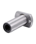 High Performance Linear Ball Bearing Slide Block LMH12LUU Boasts Dual Cut Flanges, 12MM Bore, 21MM OD, 57MM Length.
