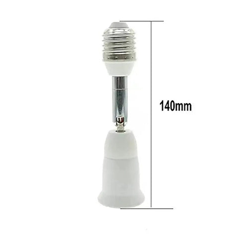 E26 E27 Light Socket Extender Four Point Five Inch Extension With 180 Degree Bend And 360 Degree Swivel Boosts Brightness