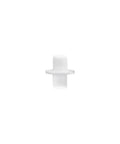 Single white piece from Molecular Model Bond Links Pack Of 10 Flexible White 1.5 cm Bonds For Molecular Model Kits Spare Parts