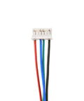 Stepper motor cable, 1m, white 6-pin XH2.54 connector, color-coded red, white, blue, green, black wires