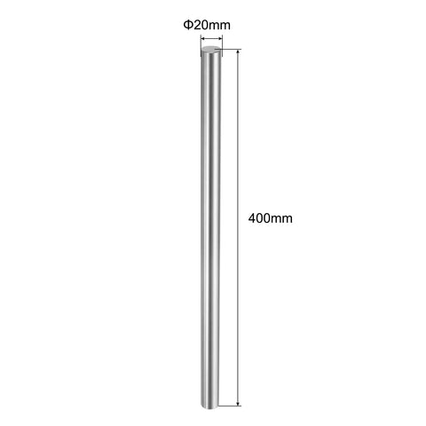 Beefed Up Linear Motion Guide Shaft 20mm X 400mm Chrome Plated Case Hardened Steel For 3D Printers And CNC Machines Ultra Smooth Glide