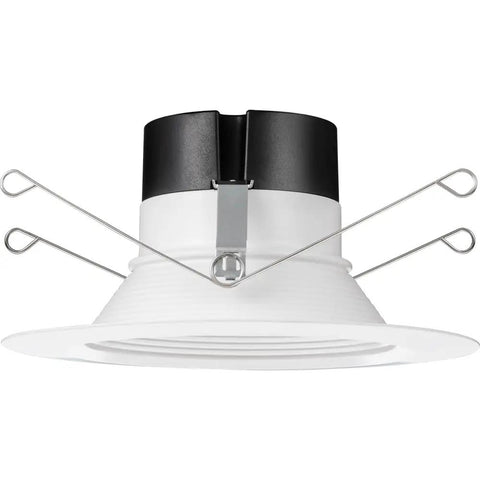 Badass 5 Inch And 6 Inch Baffle Trim Led Recessed Lights, Easily Switchable 5 In 1 Power Settings, Super Sleek 6 Pack Bright Ceiling Spotlight For Kitchen Bath Or Garage Install