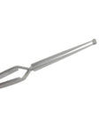 Pro Grade Lock Pinning And Rekeying Tweezers Set With Cross Locking Tips For Locksmiths stainless steel tweezers close-up