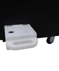 Heavy Duty Industrial Portable Air Conditioner Delivers Killer 22500 BTU Chill With Smooth Rolling Casters And 13L Water Tank side view showing white water tank drainage.