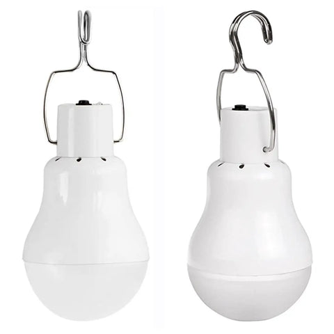 Portable Solar Light Bulb 350LM LED Lantern for Camping, Hiking, Fishing, Tents, Sheds, Chicken Coops and Emergencies USB